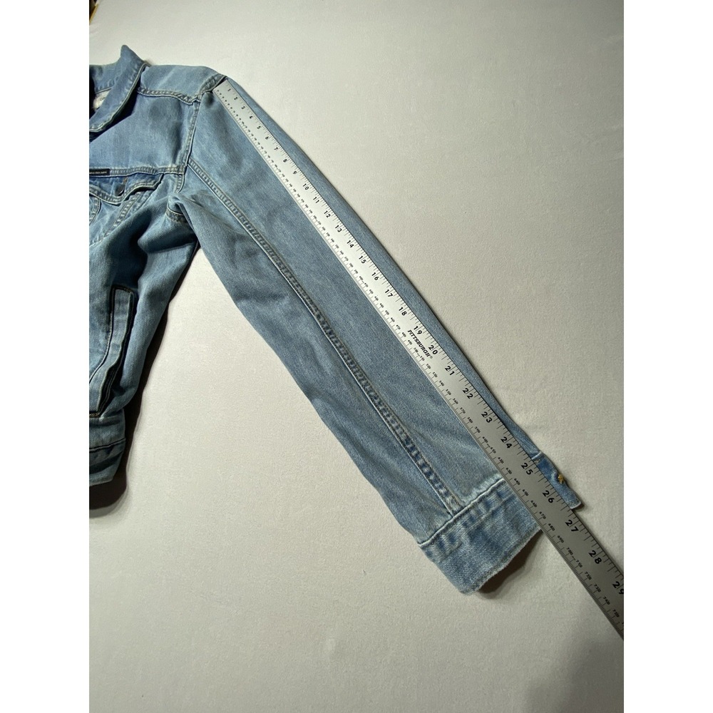 Calvin Klein Jeans‎ Men's L Light Wash Denim Trucker Jacket Cotton CK - Picture 7 of 11